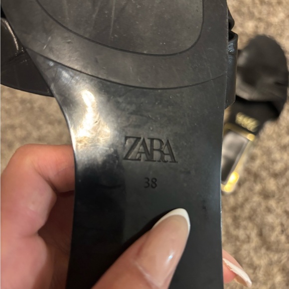 Zara Black Sandals - Picture 3 of 3